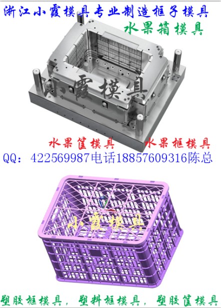 李子箱模具  李子篮模具  塑胶台州注塑模具