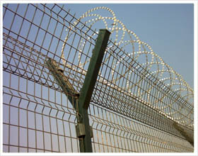 供应机场护栏网|Y型机场防护网/监狱防护网|安平丝网