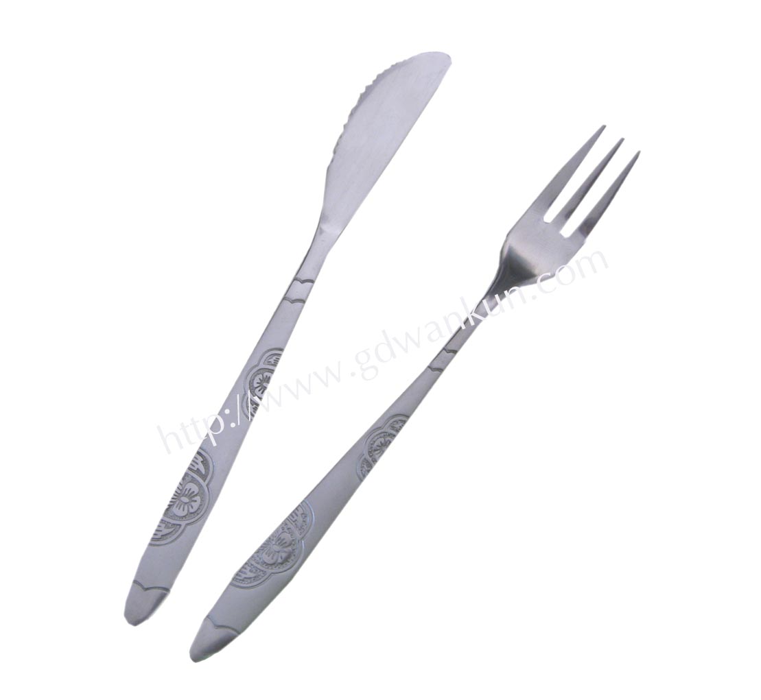 月饼刀叉/不锈钢礼品餐具