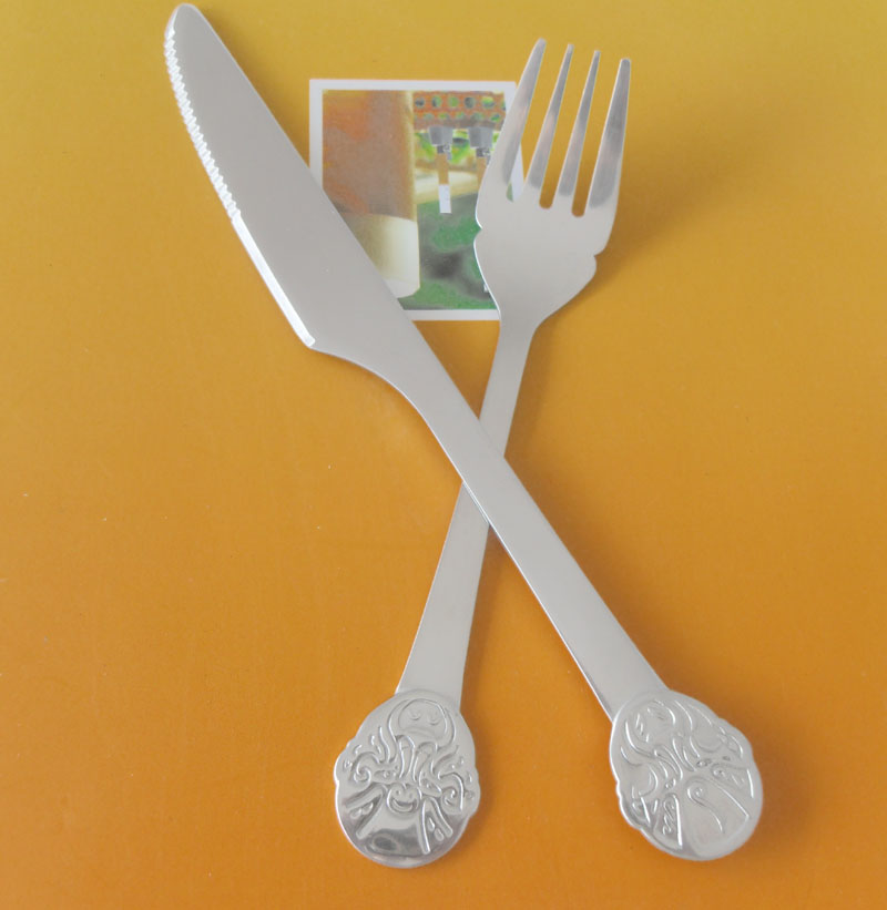 月饼刀叉/不锈钢礼品餐具