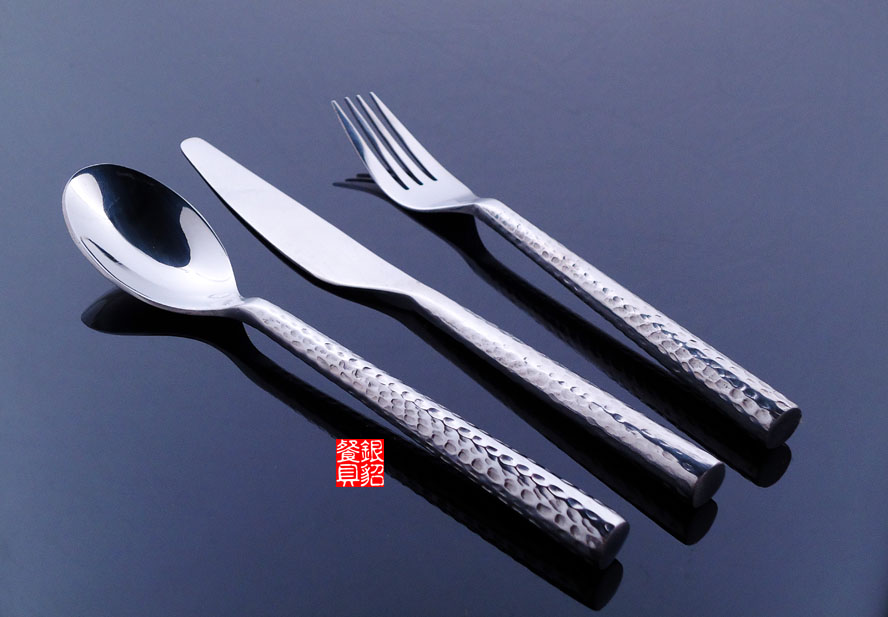 【银貂】R038系列顶极不锈钢西餐具刀叉勺六件套