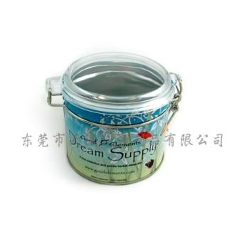 透明盖茶叶罐，gd茶叶铁盒