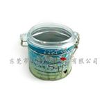 透明盖茶叶罐，xx茶叶铁盒
