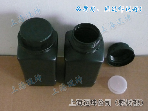 黑色塑料瓶1L，1000ml大口黑色避光塑料瓶，避光包装{sx}