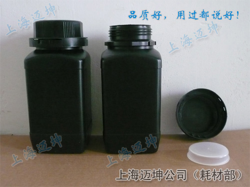 黑色塑料瓶750ml，750ml大口黑色避光塑料瓶，避光包装{sx}