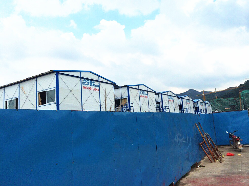 广州安雅达厂家供应轻钢结构活动板房，A级防火板房