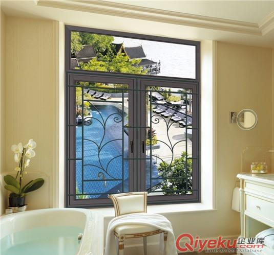 豪华型防护窗、铝材防护窗、艺术/港式防护窗、免焊接防护窗、防护防护窗