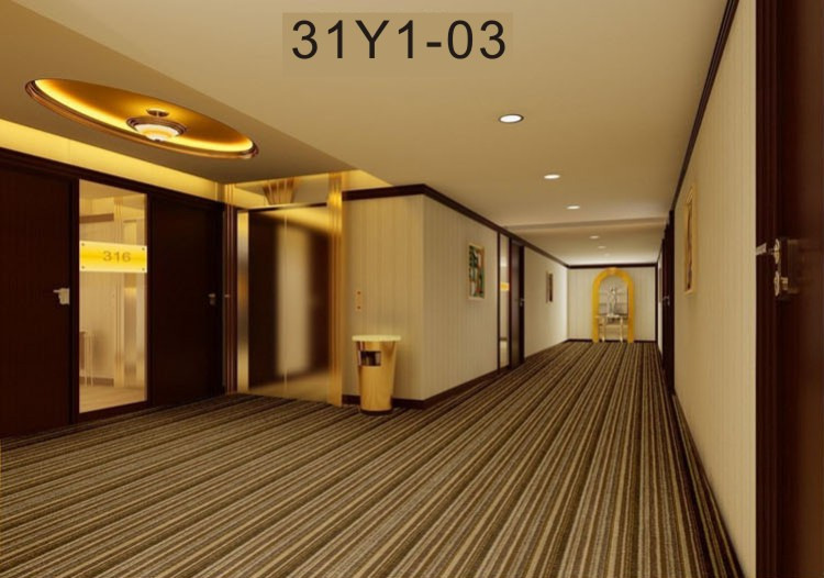 工程满铺条纹地毯酒店商务酒吧 过道走廊居家卧室广州可安装望浦