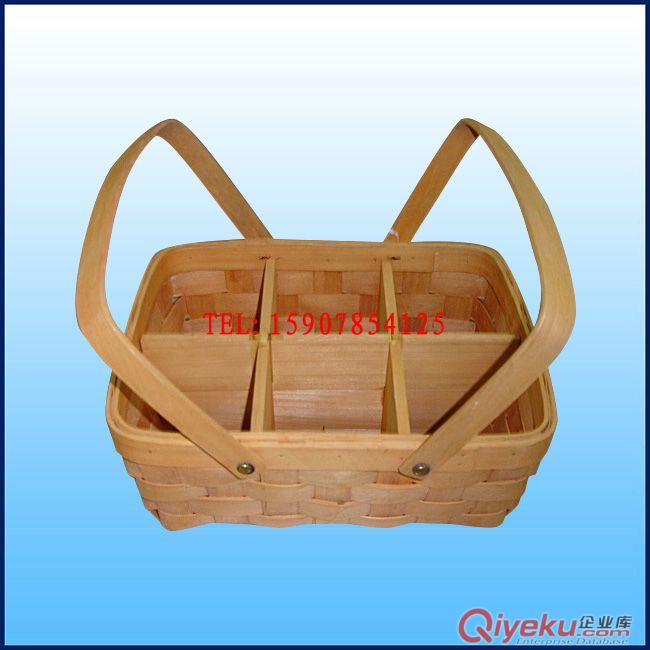 竹篮、粽子包装篮 手提木片篮、土特产礼品包装篮 厂家批发价更低