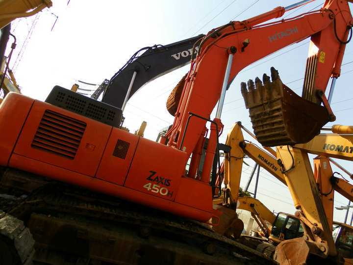 上海二手挖掘机市场|日立450大型二手挖掘机