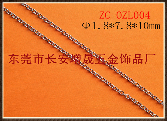 自主厂家生产不锈钢饰品链,机织链,不锈钢O字链,十字链