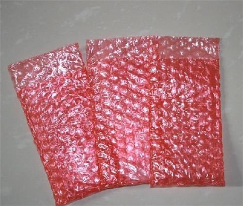 广东双面防静电气泡膜厂家 包装膜 防震膜 红色气泡膜气泡袋批发