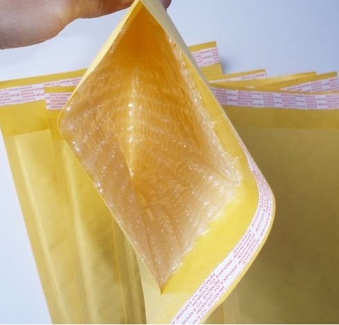 气泡信封 气泡包装袋 黄色牛皮纸无印刷气泡信封袋 气泡袋