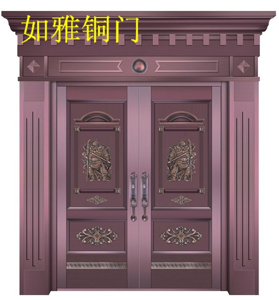 上海品牌铜门厂家|铜门行业品牌|豪华双开铜门