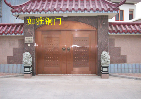 铜门生产厂家|别墅铜门厂家|上海铜门直销原始图片2