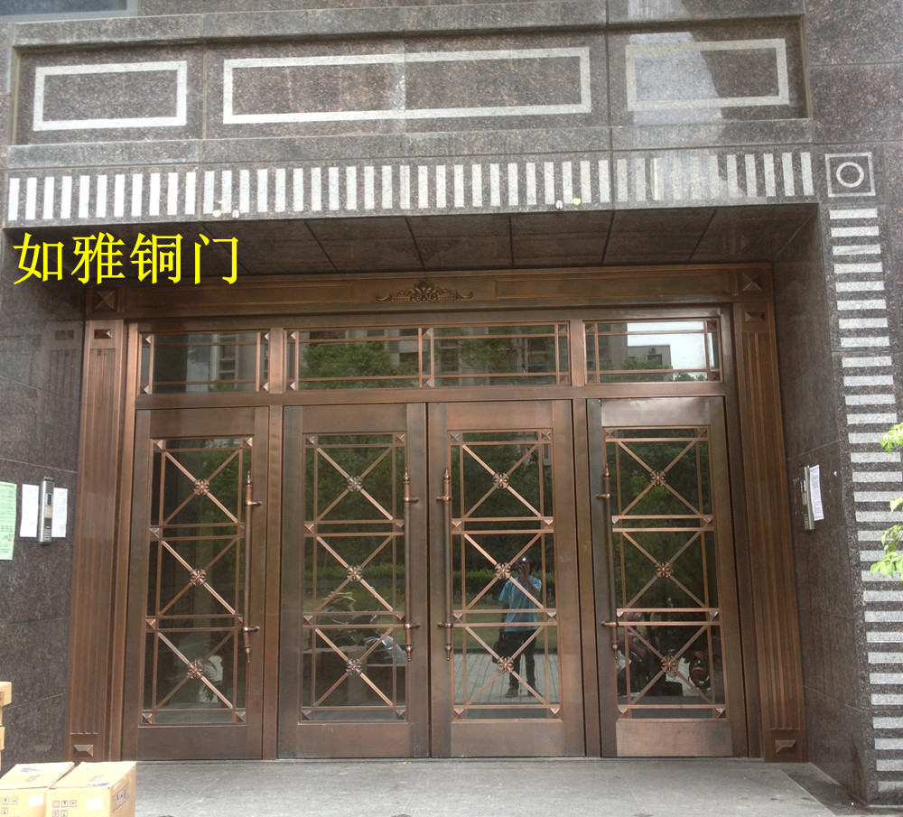 上海大铜门厂家、南京铜门厂家、工艺铜门