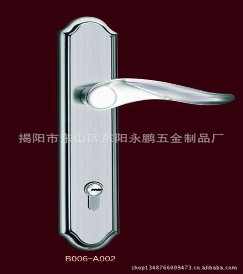永鹏执手锁，不锈钢门锁，防盗锁A002-B006