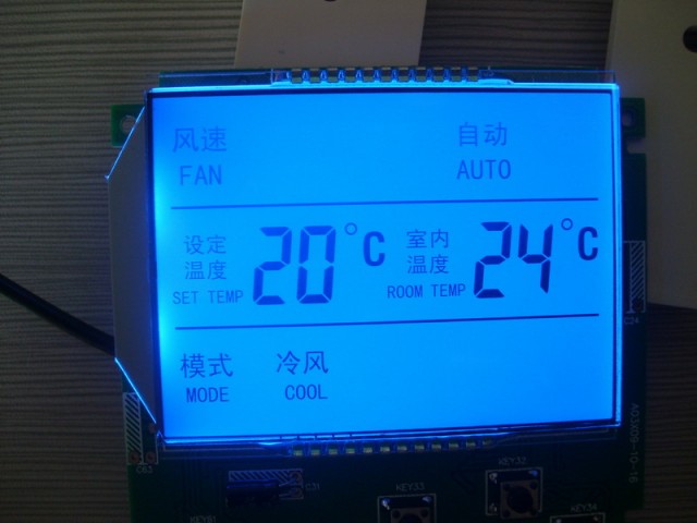 空调温度显示屏