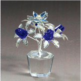 水晶花卉内雕饰品(1000个32元)