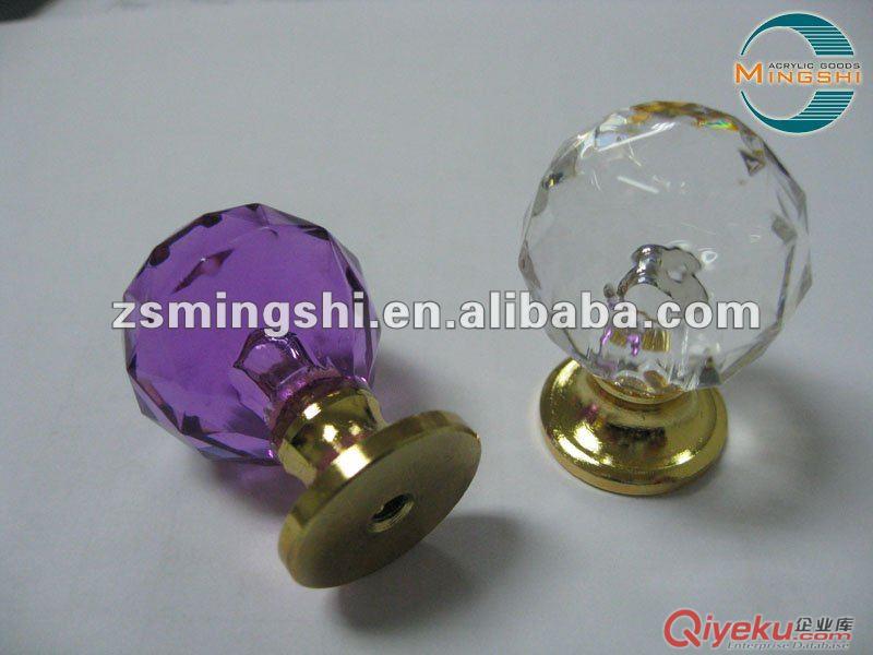 Acrylic diamond pull knob