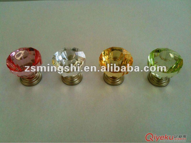 promotional and transparent acrylic knob(dress or cabinet handle)