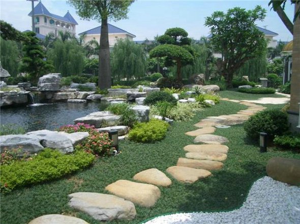 广州花园鱼池
