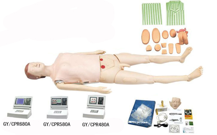级多功能护理急救训练模拟人（心肺复苏，基础护理男女导尿）
