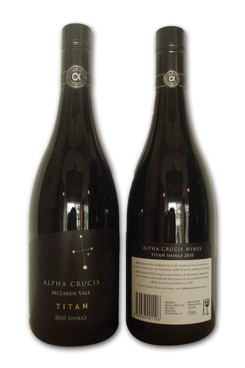 Alpha Crucis Mclaren Vale TITAN 2010 Shiraz 澳洲艾玛庄园泰坦西拉红葡萄酒