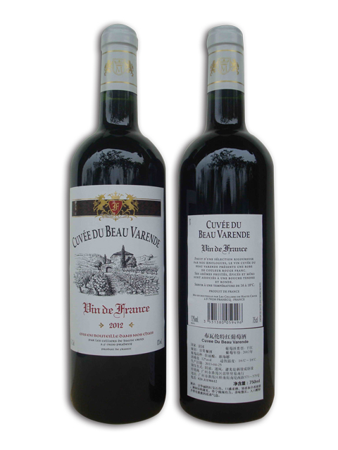 Cuvee Du Beau Varende 法国布瓦伦特红葡萄酒