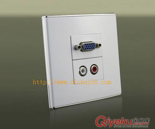 广州86型VGA+音频+网络+卡农+电话+电视+HDMI插座