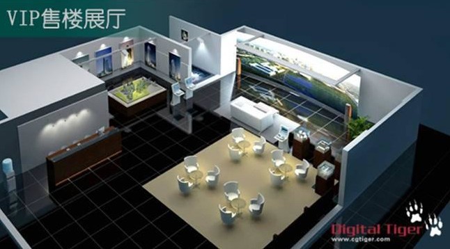 虚拟楼盘系统 三维的表现方式展现房地产