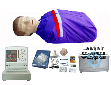 半身心肺复苏模拟人,半身紧急救护训练模型