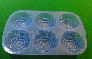 耐用环保十二色硅胶蛋糕盘