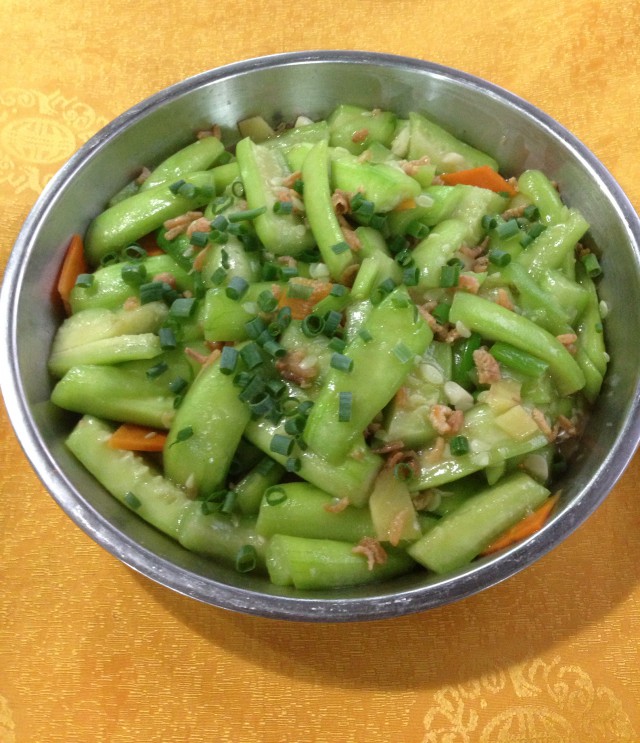 虾米炒水瓜