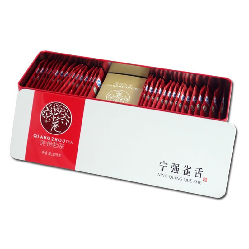 黑苦荞茶铁盒包装 凉山特产礼品盒 干果巧克力铁罐