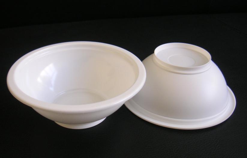 一次性塑料碗 250ML白色打包碗 汤碗 粥碗