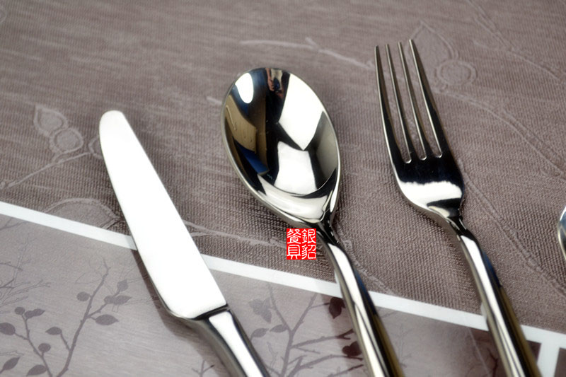  【新品特惠】奥维经典超厚不锈钢餐具/刀叉勺三件套 