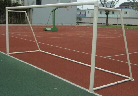 钢管材质精致组合出南京标准足球门