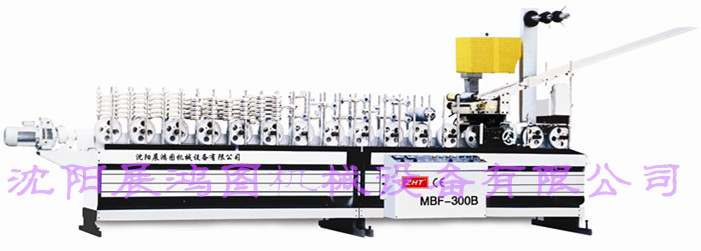 供应上海展鸿图包覆机MBF-300B型热胶实木单板包覆机线条覆膜机