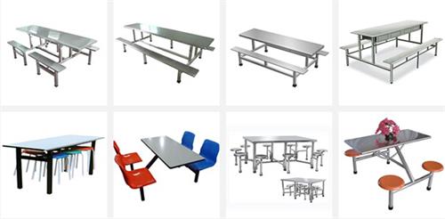 益阳学校家具生产厂家 食堂餐椅，单连钢木公寓床