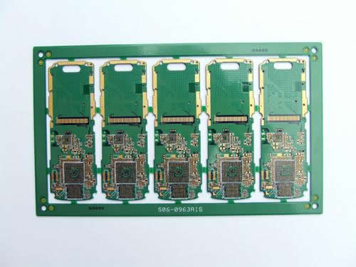 化金（无铅）六层绿阻焊PCB板