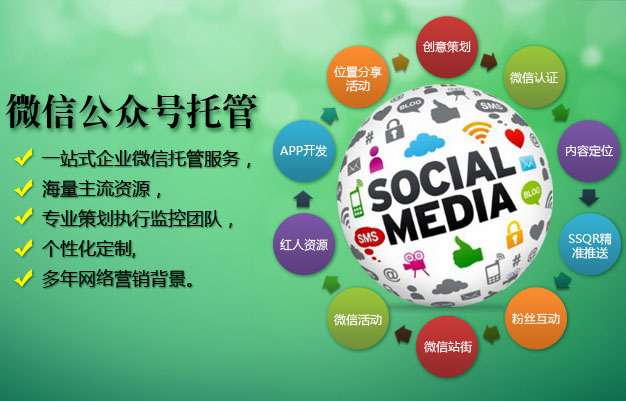 企业微信公众平台运营/微信公众平台代运营/上海微信代运营