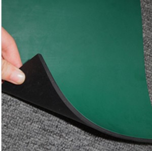 绿色25kv绝缘橡胶垫，变电站绝缘板生产厂家
