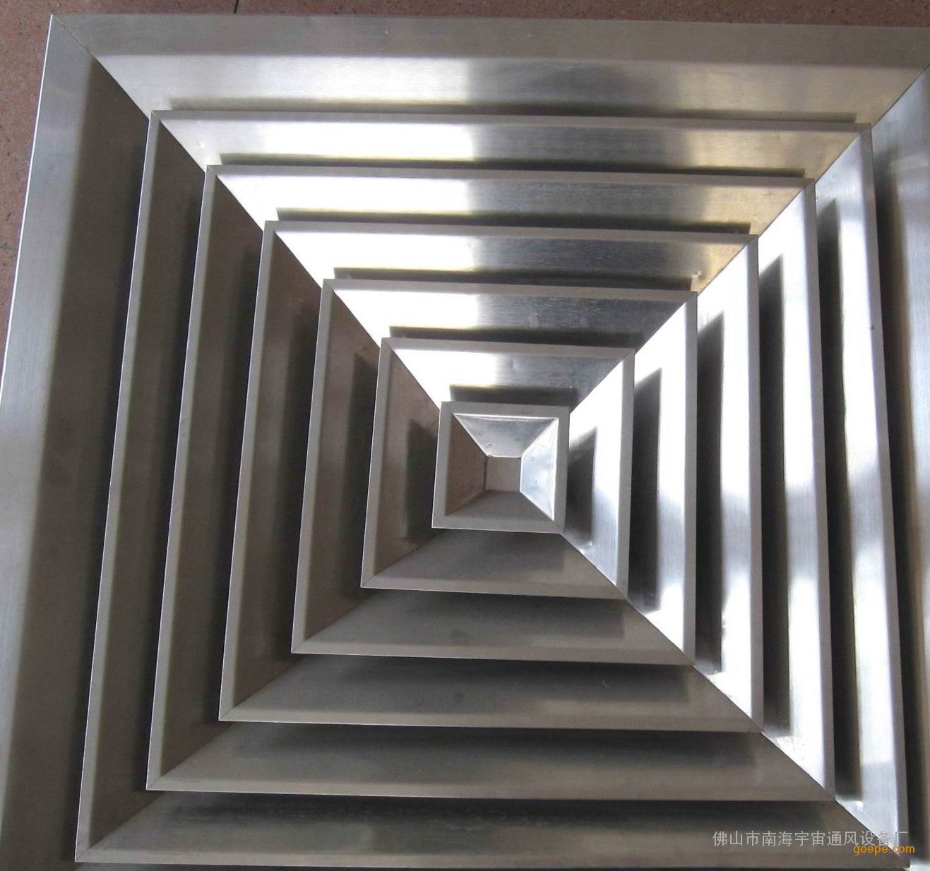 德州立丰直销各种型号的不锈钢方形散流器