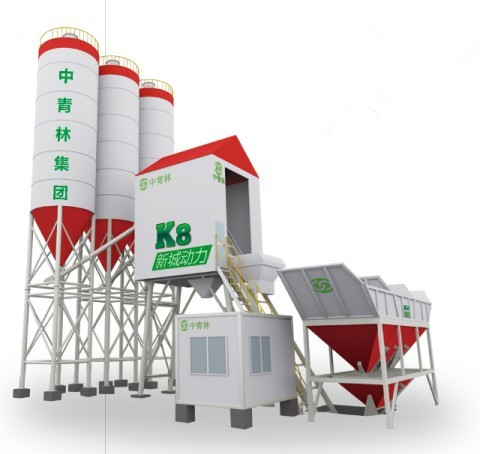 K8系列混凝土搅拌站价格/青岛科尼乐重工/车载泵
