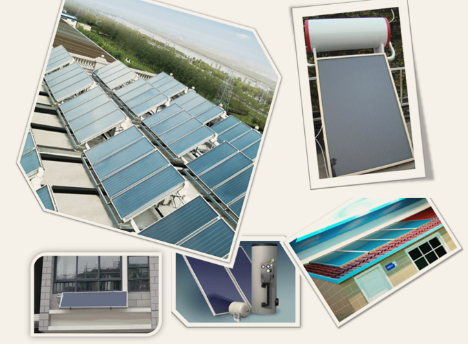 平板太阳能集热器安装/华宇阳普新能源科技