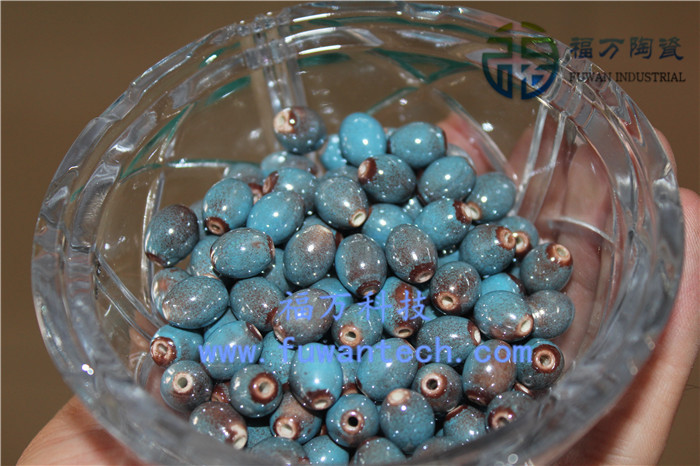 厂家直销陶瓷珠 DIY手工串联珠子 大量批发福万陶瓷珠 可定做