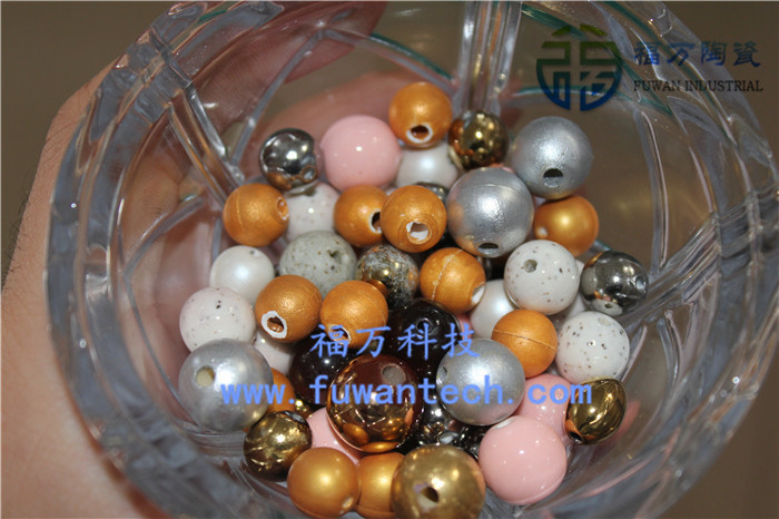 陶瓷珠批发 定做能量珠 厂家生产负离子陶瓷珠 体验馆会销礼品