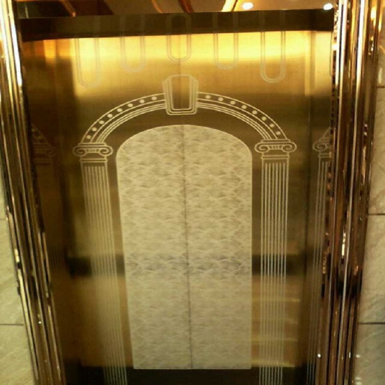 佛山市不锈钢门板 彩色不锈钢电梯门板 不锈钢8K镜面蚀刻花纹板