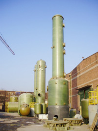玻璃钢BSG-2型酸雾净化塔 适用范围